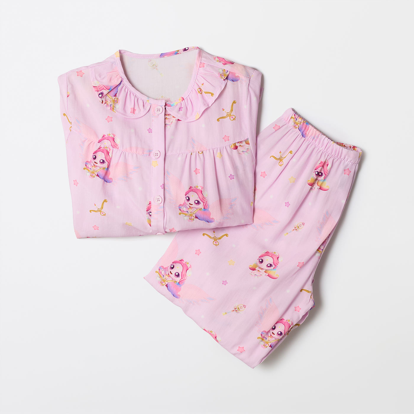 [당일출고][캐치티니핑] 스파오키즈 프릴 긴팔 파자마 잠옷 SPPPF49KU8