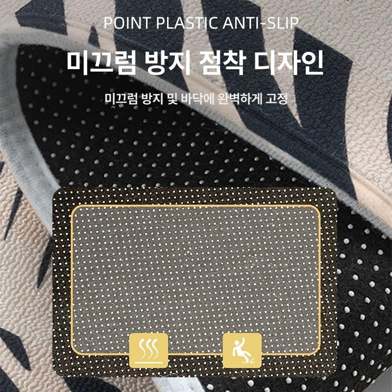 러그 모로코 카페트 인디언 러그 모로칸 페르시안 거실 아이슬란드 호수 60x90CM 친환경 소재 - 상세 이미지 4