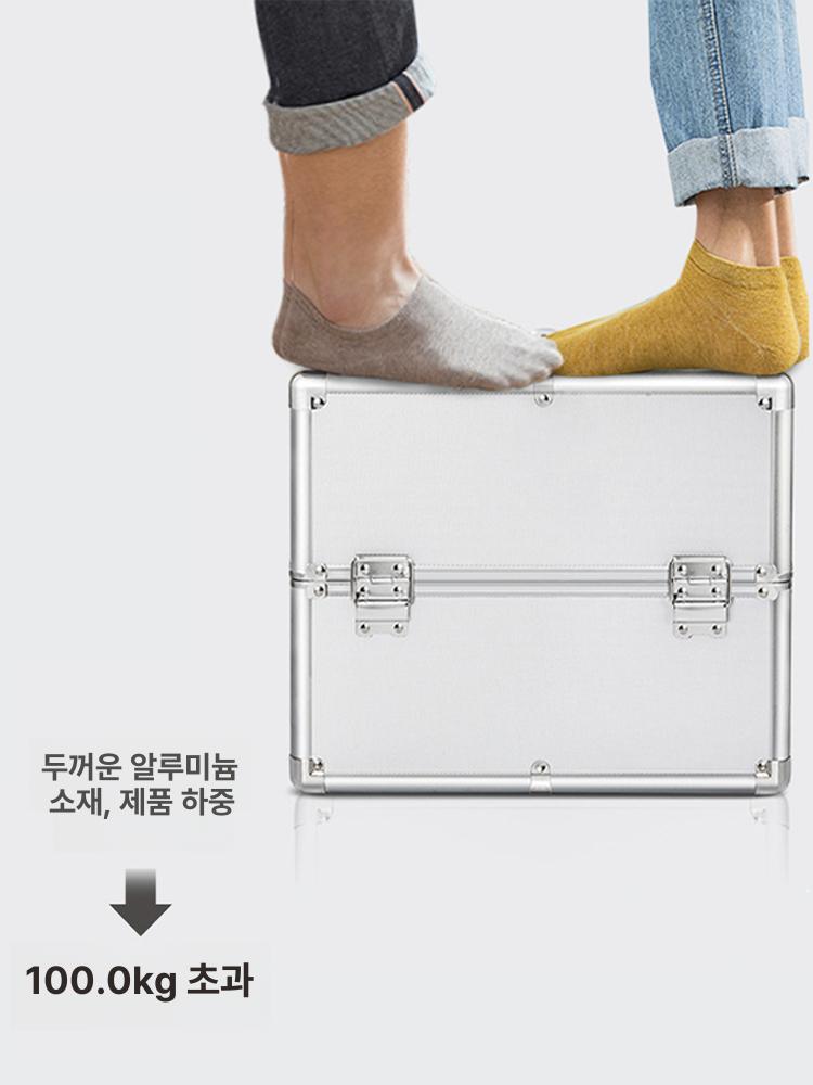 스텐 구급상자 대용량 가정용 약통케이스 알약 상자 다용도 상비약 티타늄 하드케이스 약상자 중형 14인치 기업용 세트 - 상세 이미지 4
