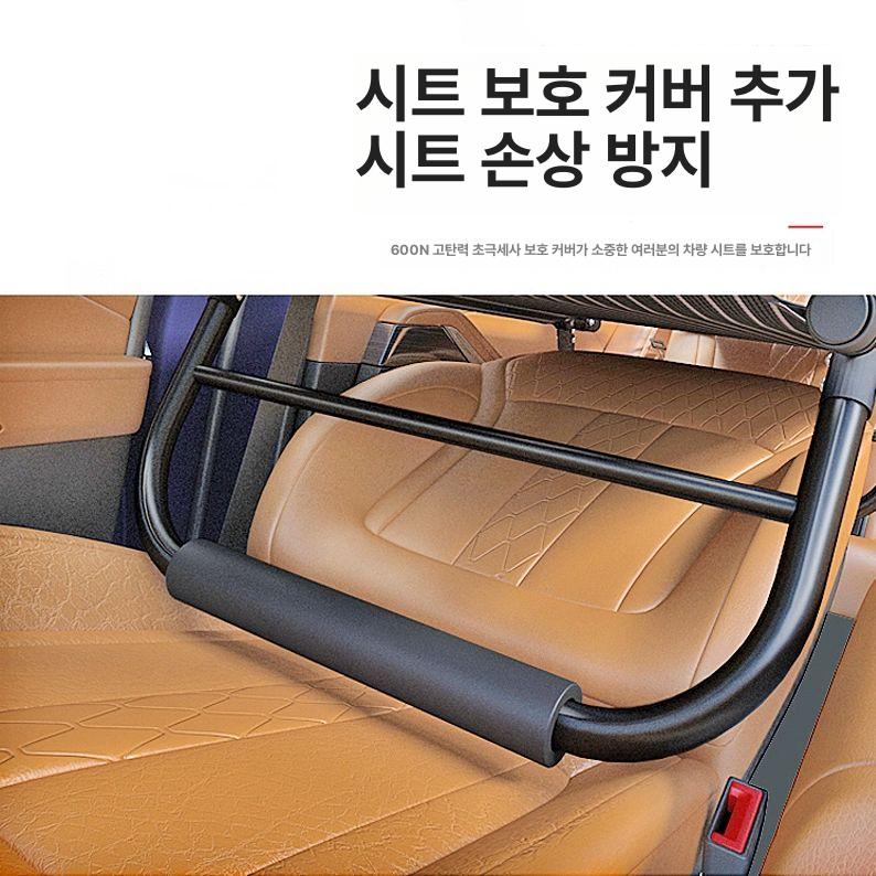 차량용 접이식 간이 베드 경량 침대 매트리스 따뜻한 조준 차량용 침대 - 상세 이미지 4