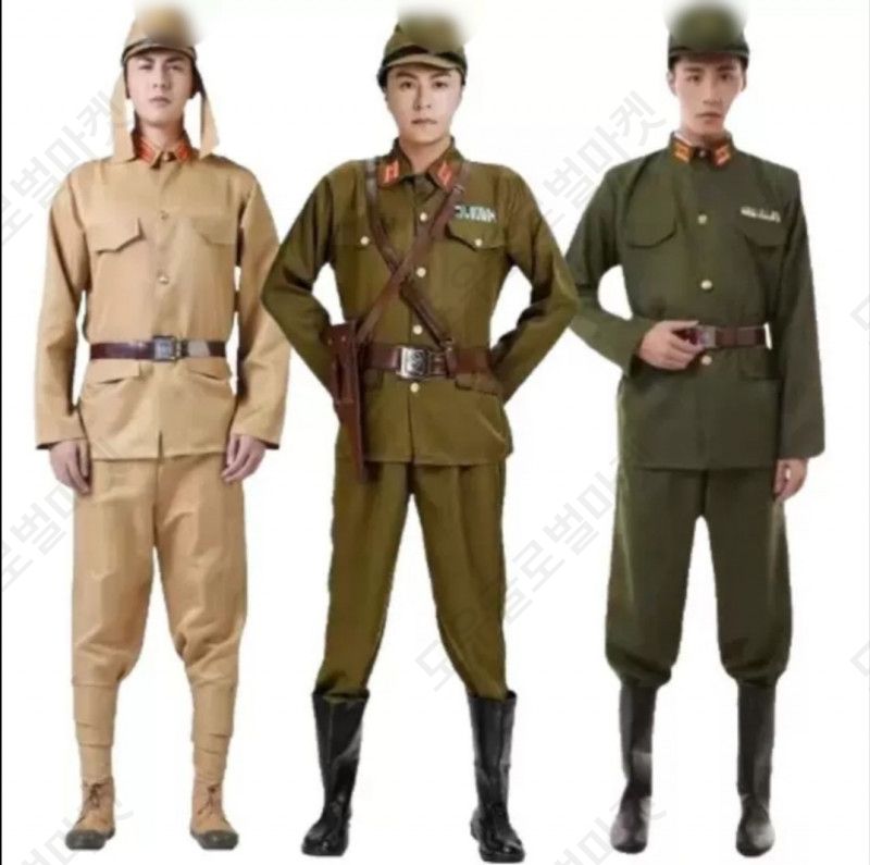 제복 할로윈의상 코스프레 빅사이즈 성인 공연 의상 일본군 대령 역할극 파티 성인용품 착용감 좋은 무대 연출 의상 세트 - 상품 이미지