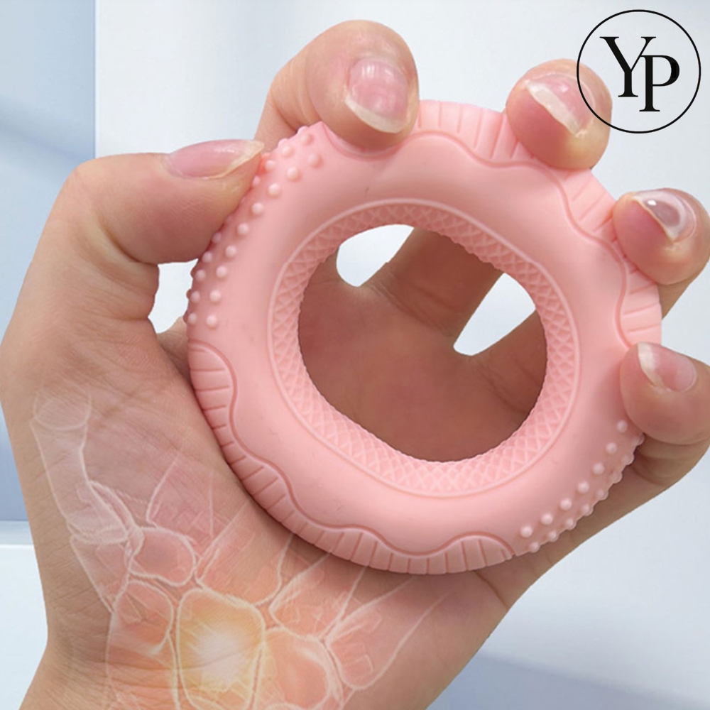 실리콘 손 악력기 강도조절 손가락 전완근 완력기 재활 악기 피아노 파워볼 악력볼