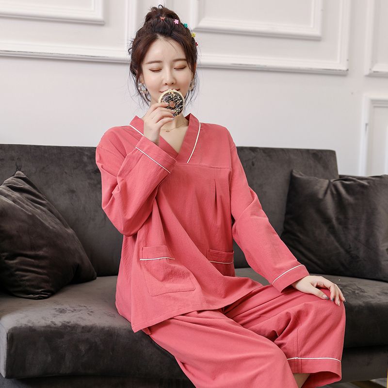찜질복 긴팔 상하의사우나 커플 마사지복 숯가마 단체복 - 상세 이미지 4