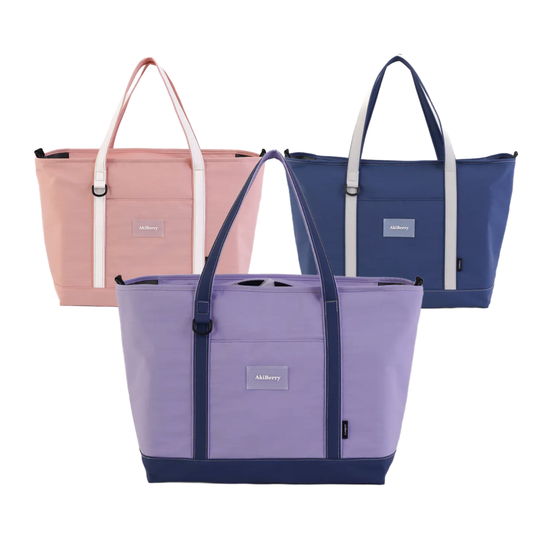 아키베리 리브백 / 기저귀가방 가벼운 방수 보냉 포켓 보부상 숄더백