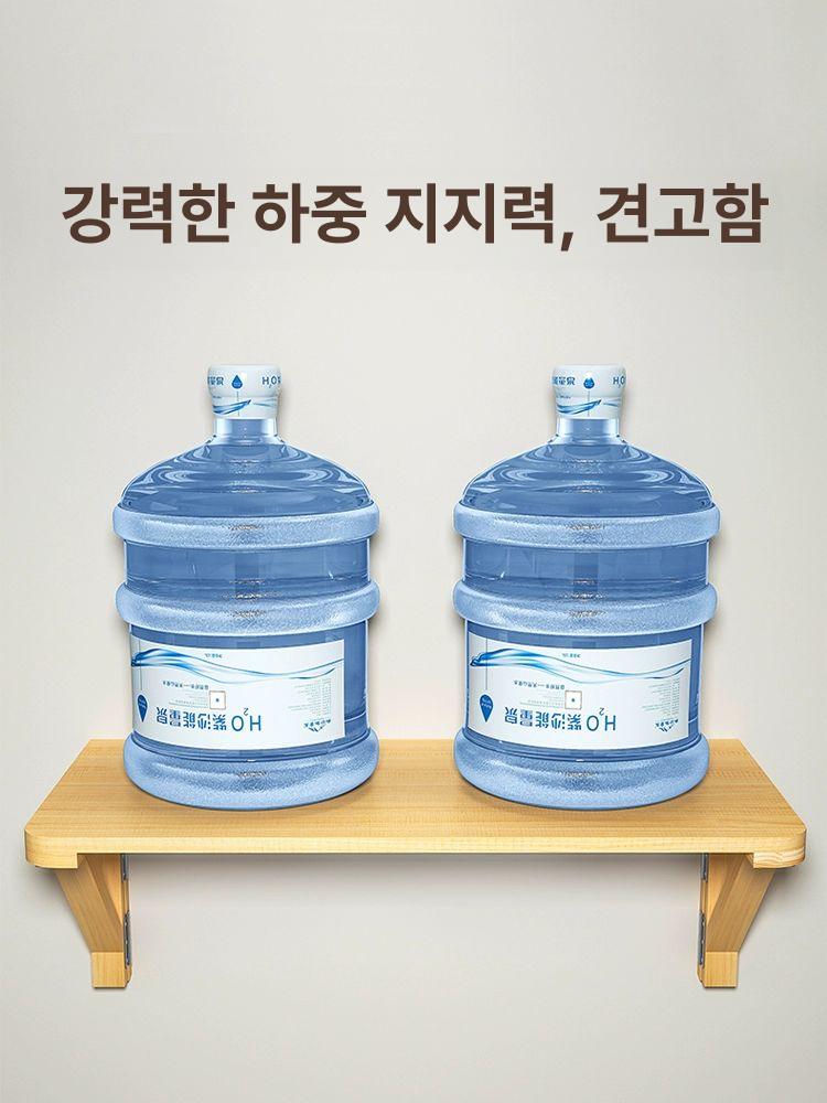접이식 벽 테이블 소형 반원 다기능 수납장 카페 선반 50x30 - 상세 이미지 4