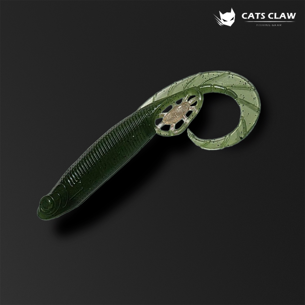 캣츠크로우 모비딕테일 광어 다운샷 웜 광따웜 광어다운샷 027_워터멜론, 12.7cm(5인치) - 메인 이미지