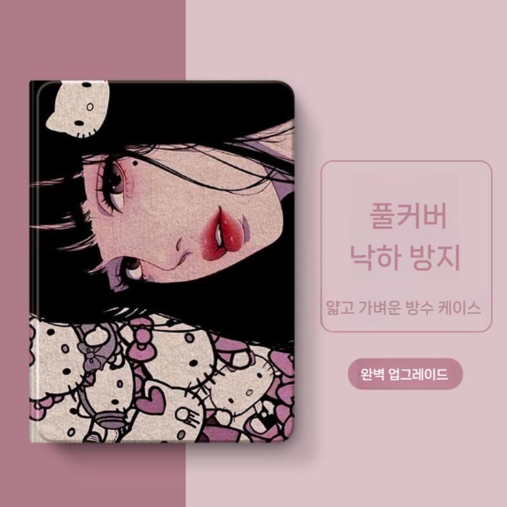샤오신 패드 프로 GT 케이스 일러스트 케릭터 프린팅 실리콘 커버 - 상세 이미지 3