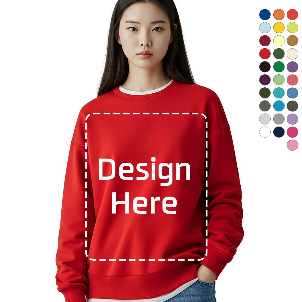 맨투맨 주문제작 단체 티셔츠 기모 소량 커스텀 인쇄 특양면 제품 이미지