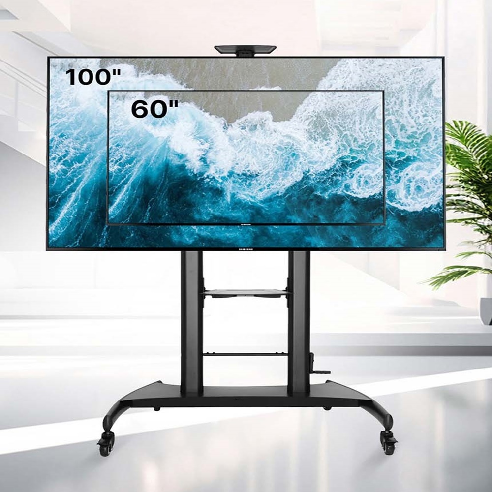 높이조절 이동식 TV 거치대 대형 전자칠판 스탠드 254cm (100인치) - 상세 이미지 4