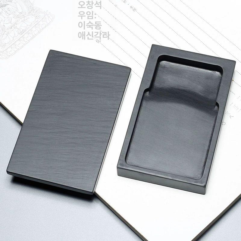 서예 도구 벼루 덮개 지필묵 문방사우 있는 전용 캘리그라피 용품 화방 원루 연속 - 상세 이미지 4