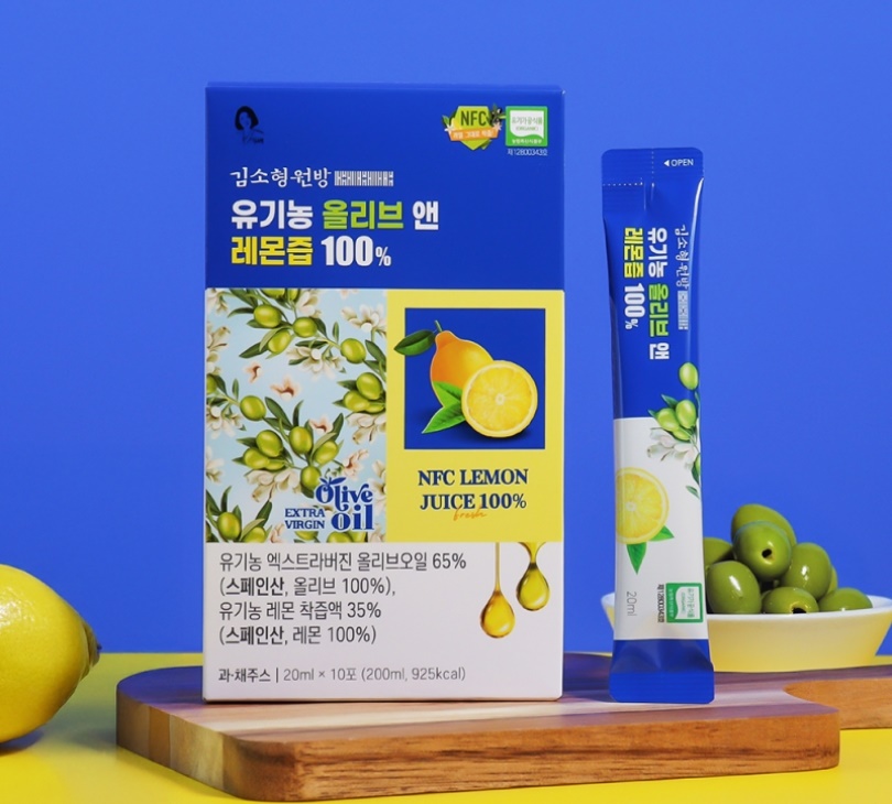 김소형원방 유기농 올리브 앤 레몬즙 10포 3개