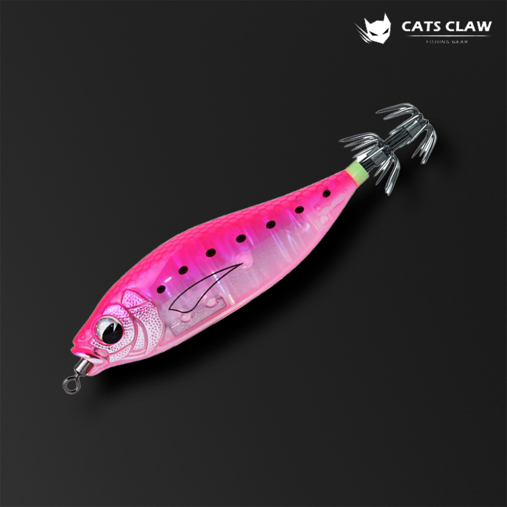 캣츠크로우 모잉 롤링에기 수평에기 심해 갑오징어 쭈꾸미 11_핑크, 70mm