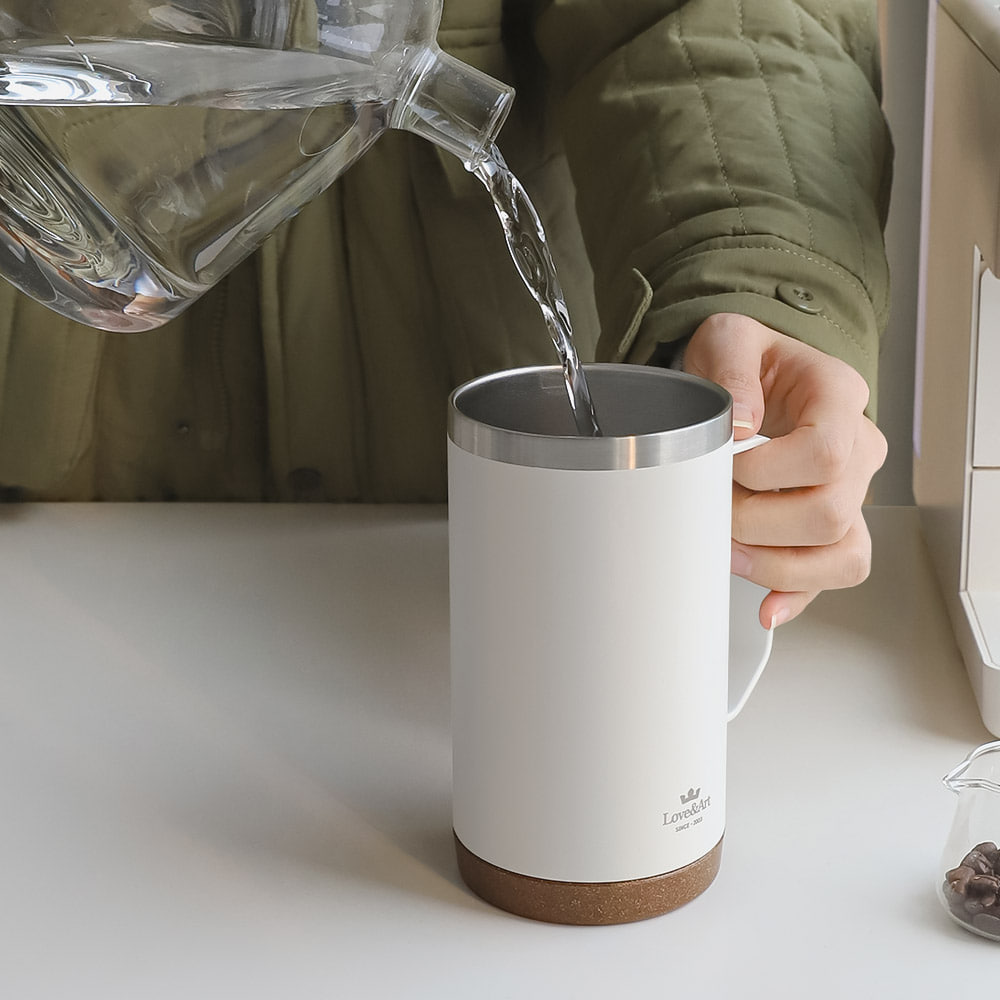 루키 스텐 머그텀블러 보온컵 530ml 화이트 - 상세 이미지 5