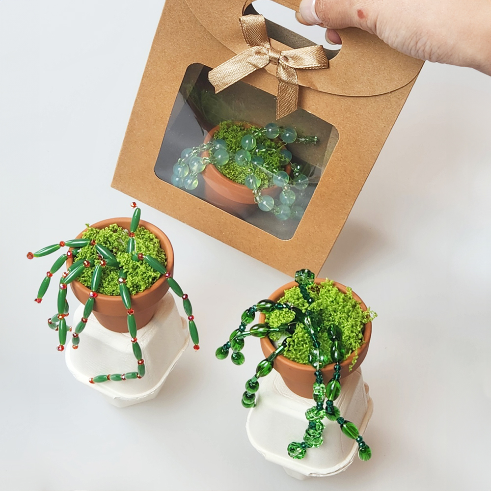 땡큐베리메르시 비즈식물만들기 미니화분 플랜트 DIY 키트 비즈공예재료 세트 - 상품 이미지