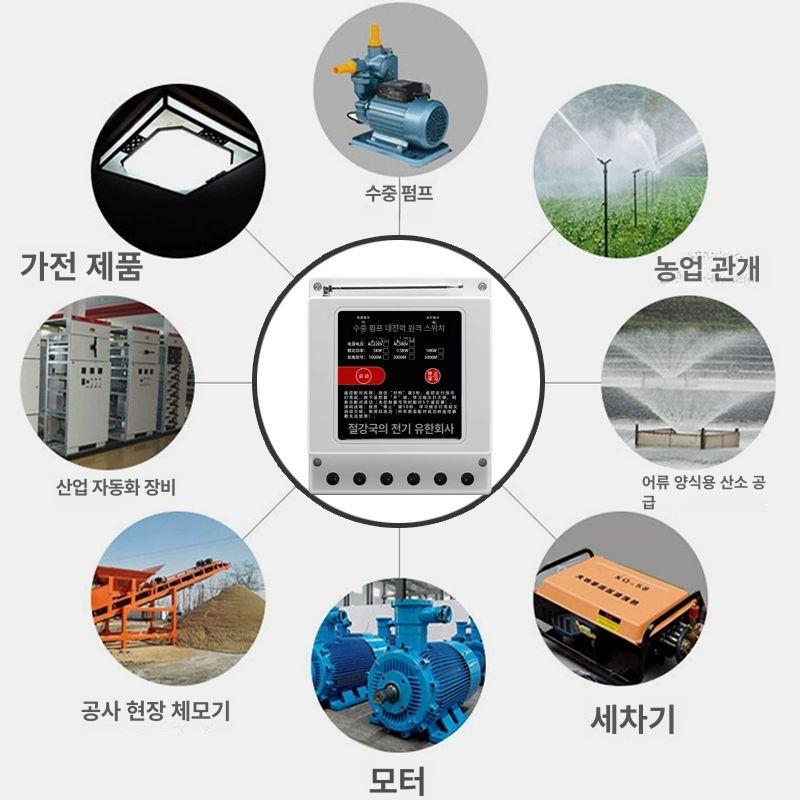 380V 고전력 원거리 컨트롤러 원격제어 리모콘 220V 10kW 1000m 1개 - 상세 이미지 5