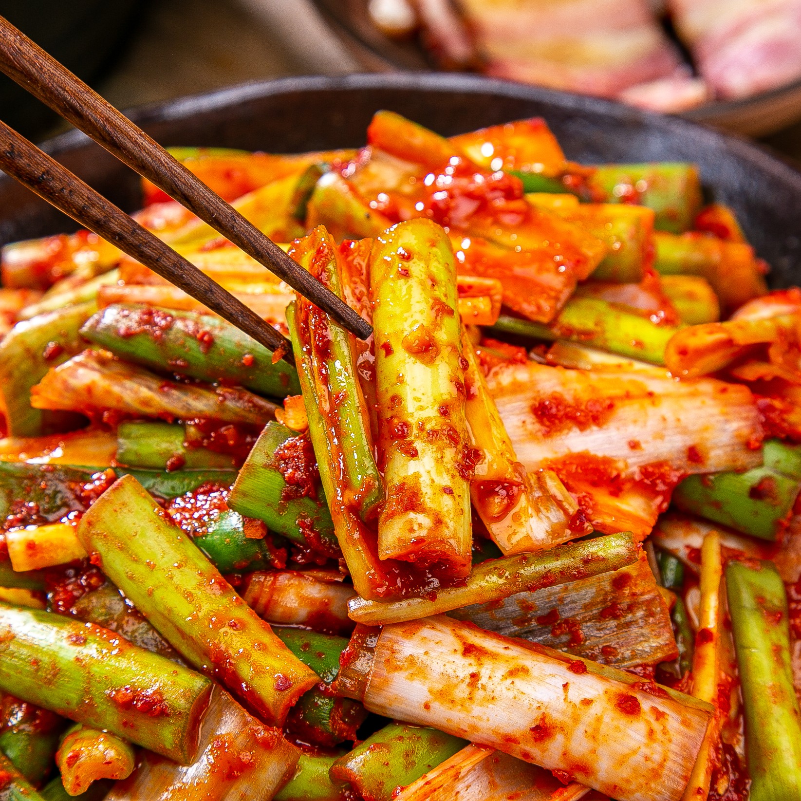 제철밥상 알싸한 진도 대파김치 1kg 이미지 3