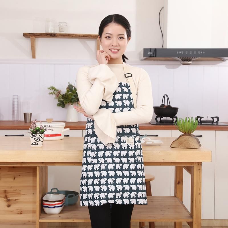 앞치마 기름튐 가드 위생 막이 주방 가림막 간편 착용 - 상세 이미지 4