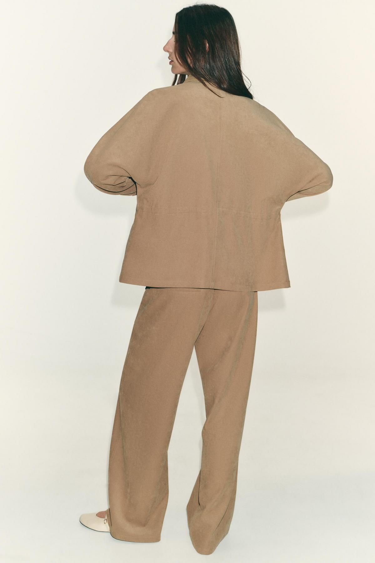 자라 테크니컬 웨이스트 스트링 포켓 자켓 8372/265 MID-CAMEL - 상세 이미지 4