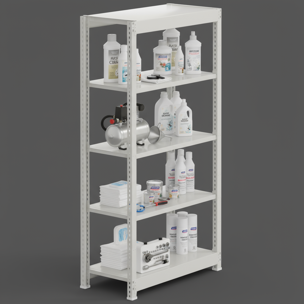 스피드랙 5단 맥스 200KG 철제선반 조립식 앵글 창고 렉 경량랙 독립형 9004501500