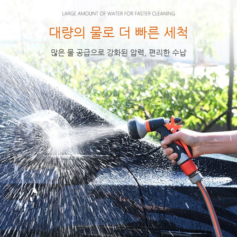 호스릴 세트 풀리 텃밭 물 세차 청소 물호스 원예 - 상세 이미지 2