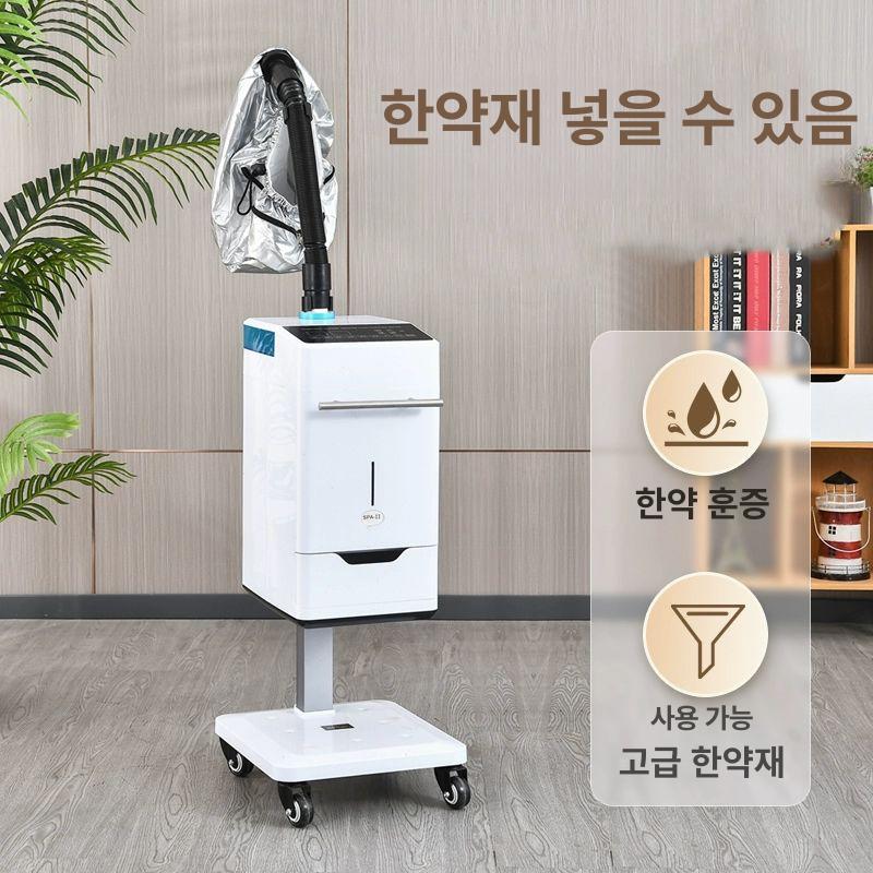 헤어 스팀기 두피 미스트기 미용실 업소용 보습 영양 중약추가가능 서랍형 모자2개포함 - 상세 이미지 5