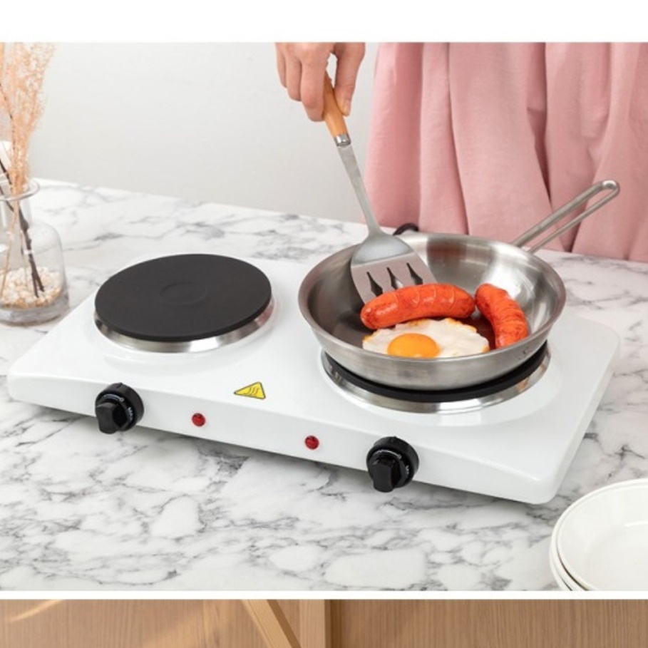 전기 2구 업소용 핫플레이트 소형 미니 휴대용 핫플레이트