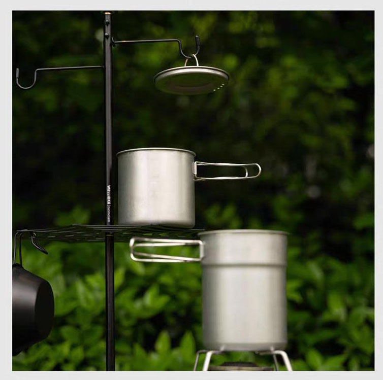 대륙의 테팔 솔캠 1인용 코펠 초경량 304스텐레스 반합