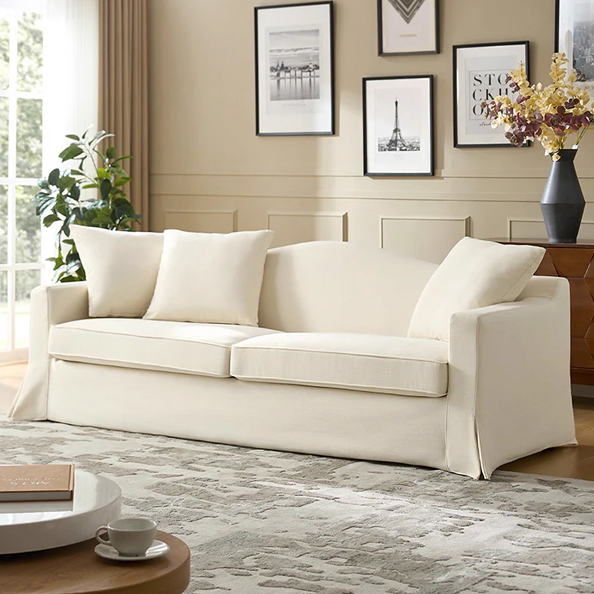 세린 편한 거실 패브릭 린넨 소파 Serene Sofa 200cm - 상세 이미지 4
