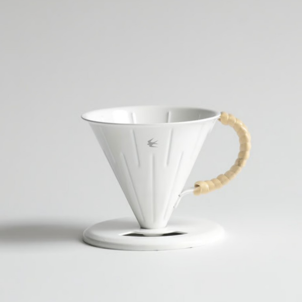 츠바메 라탄 드리퍼 - 감성 커피드리퍼 제비 핸드드립세트 일본 스테인리스 법랑 드립커피세트