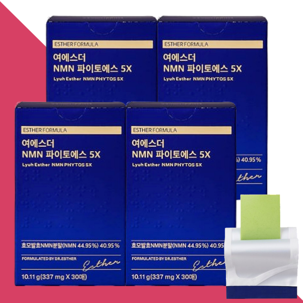 여에스터 엔엠엔 파이토에스5X NMN 에스더포뮬러 30매X4박스 - 상품 이미지