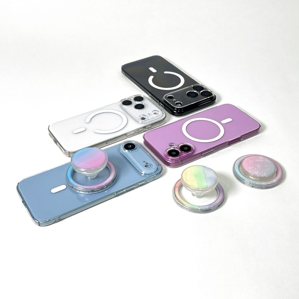 제로스킨 맥세이프 생폰 변색없는케이스 투명, 아이폰17