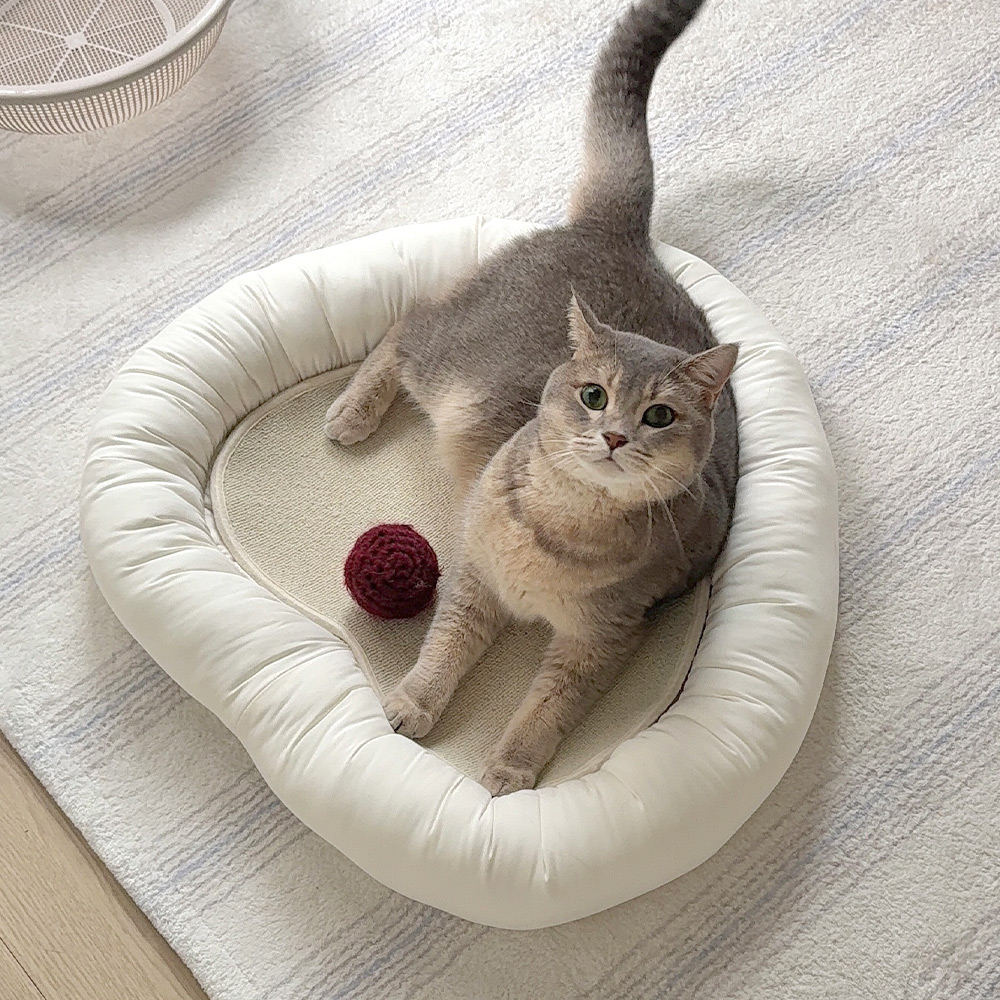 페리가토 고양이 러그 방석 페브릭 쿠션 스크래쳐