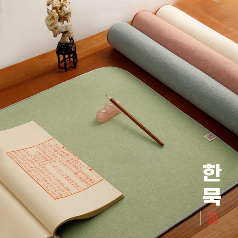 서예 깔판 멍석 동양화 깔개 붓글씨 매트 천깔판 고급 - 상세 이미지 2