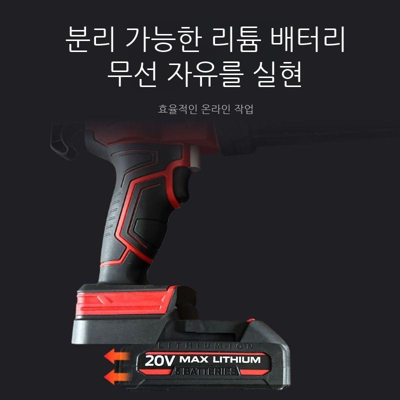 충전식 실리콘총 글루건 코킹건 본드총 핫멜트건 줄눈 - 상세 이미지 3