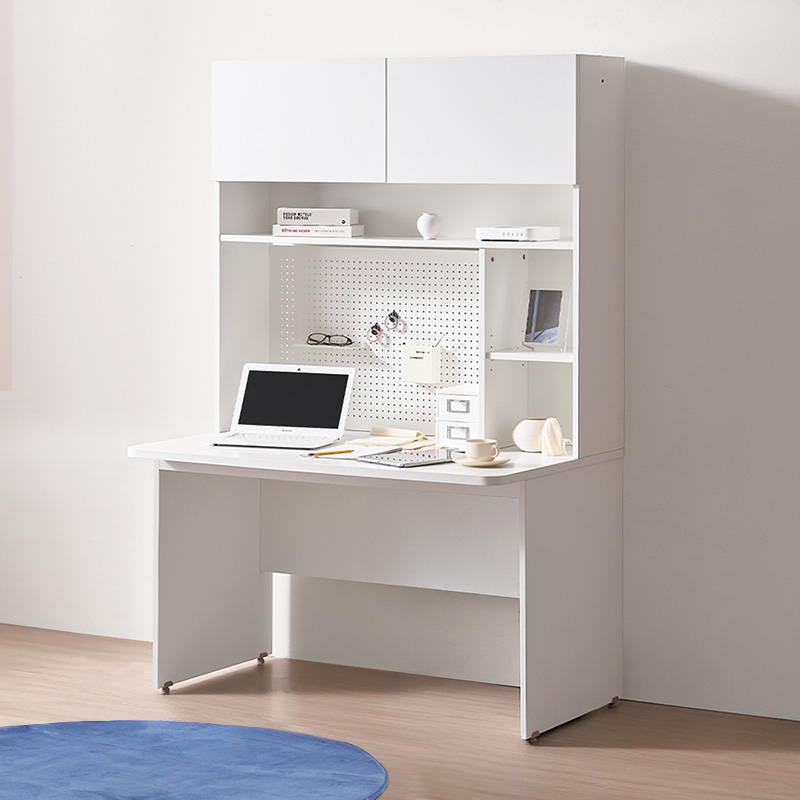 e스마트 클레버 공부 학생 전면 책상 풀세트 1200+타공판포함