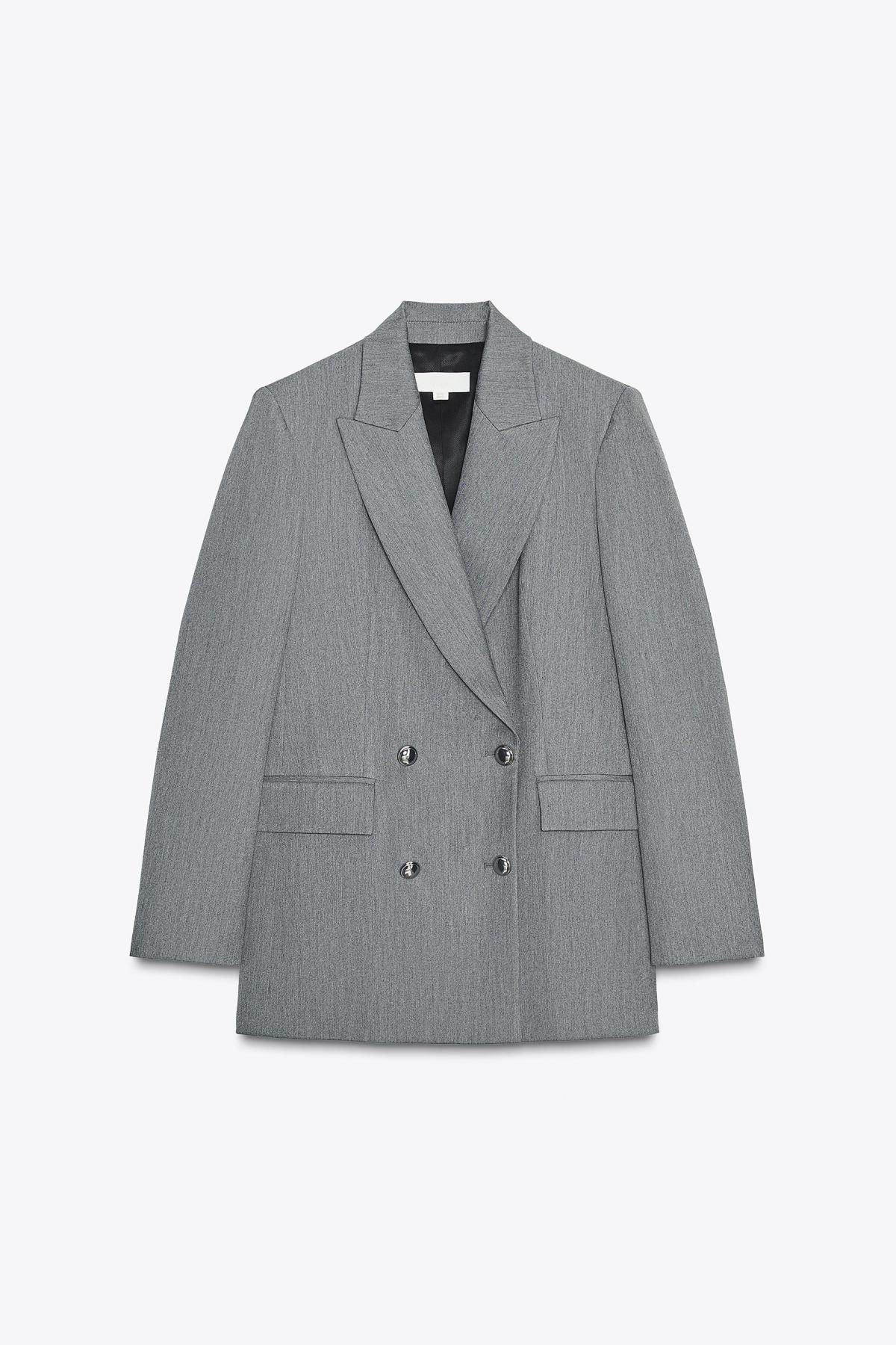 자라 테일러드 클래식 더블브레스트 블레이저 8843/531 GREY - 메인 이미지