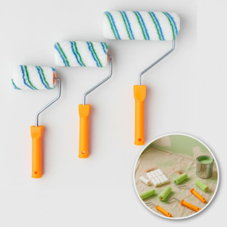 페인트 4인치(3x10cm) 롤러 브러쉬 헤드