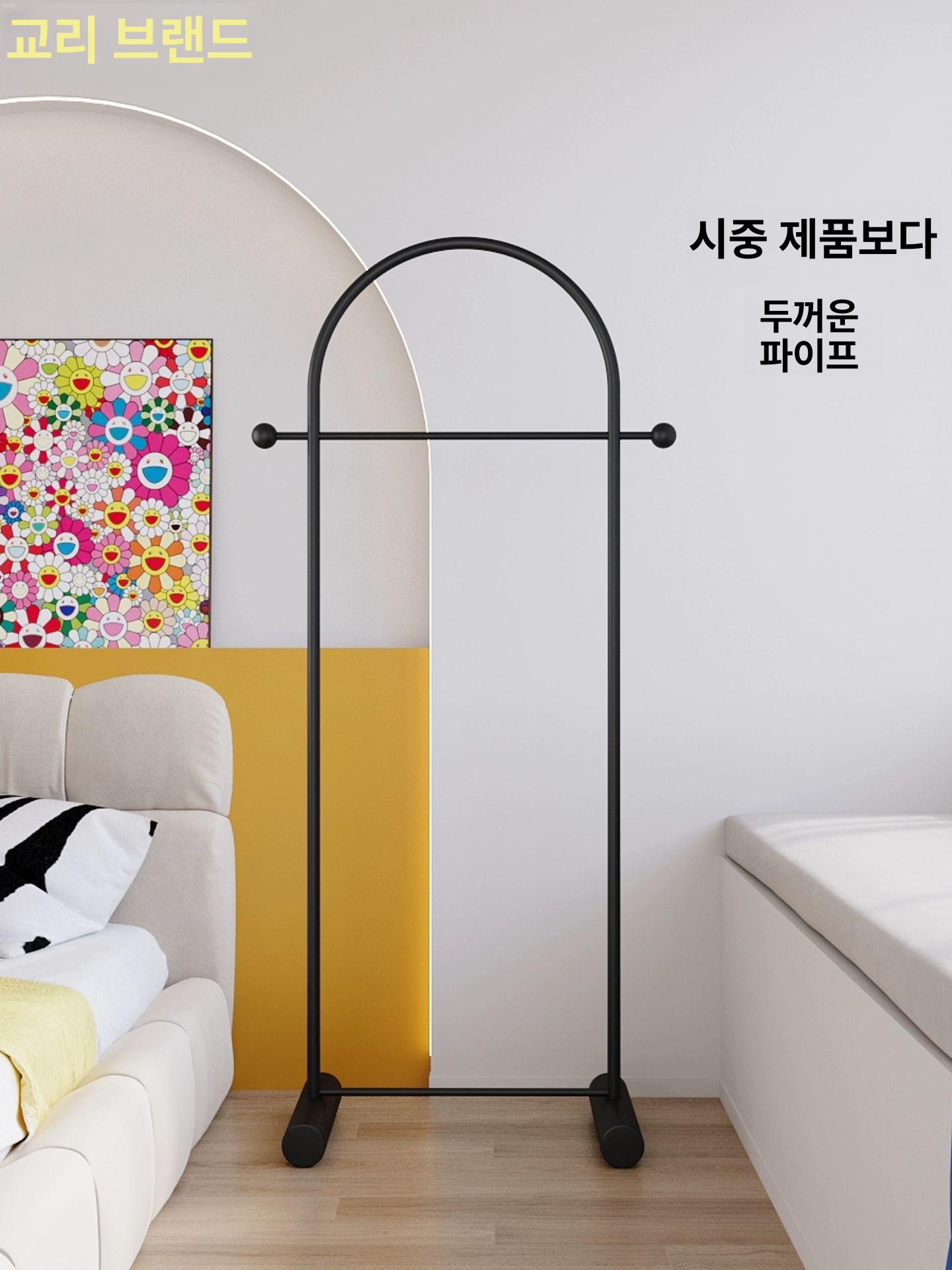 철제 시스템행거 옷가게 고정식 코트랙 조립식 옷장 선반 수납 헹거 인테리어 모듈 옷걸이 고급 내구성 크리스탈골드 45cm 60 - 상세 이미지 3