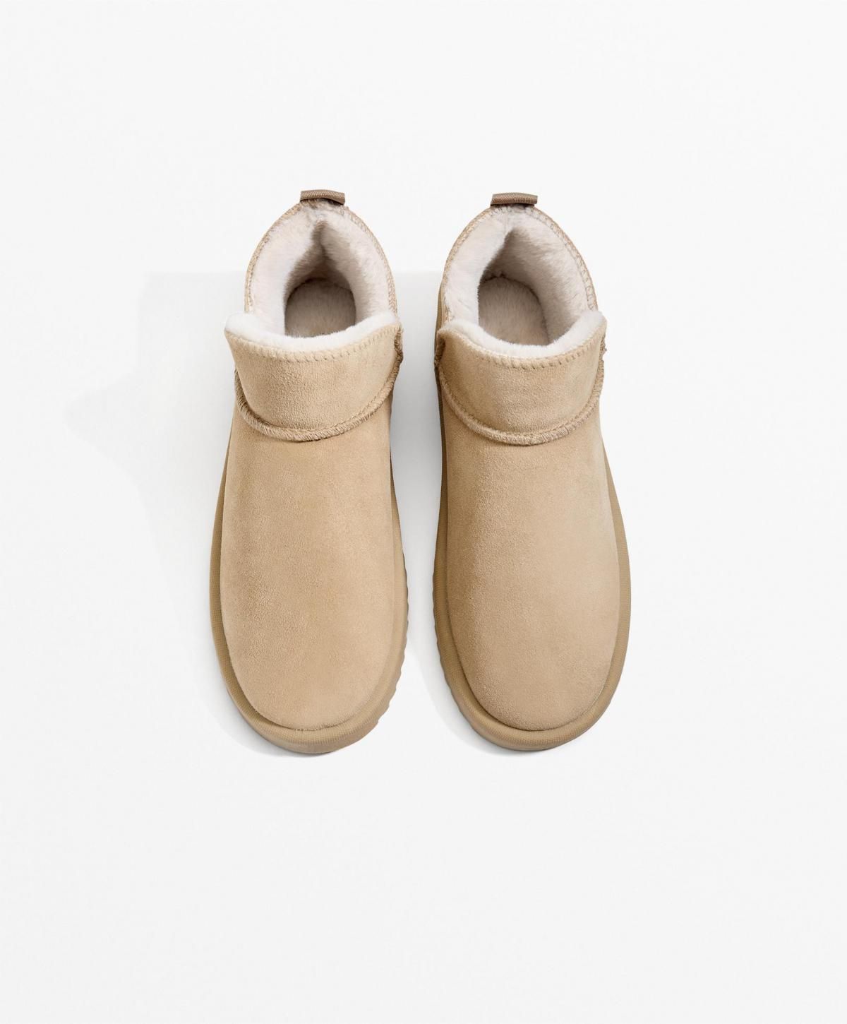 오이쇼 베이직 퍼안감 앵클부츠 1171/680 TOASTEDBROWN - 상세 이미지 3