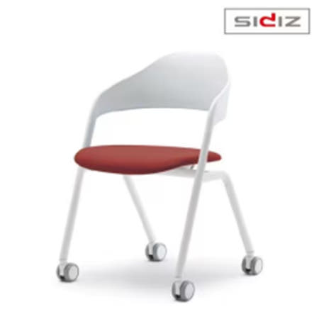 [시디즈]LOLLY 롤리 M401EY 회의용 패브릭 의자 (캐스터/ 좌판패딩)