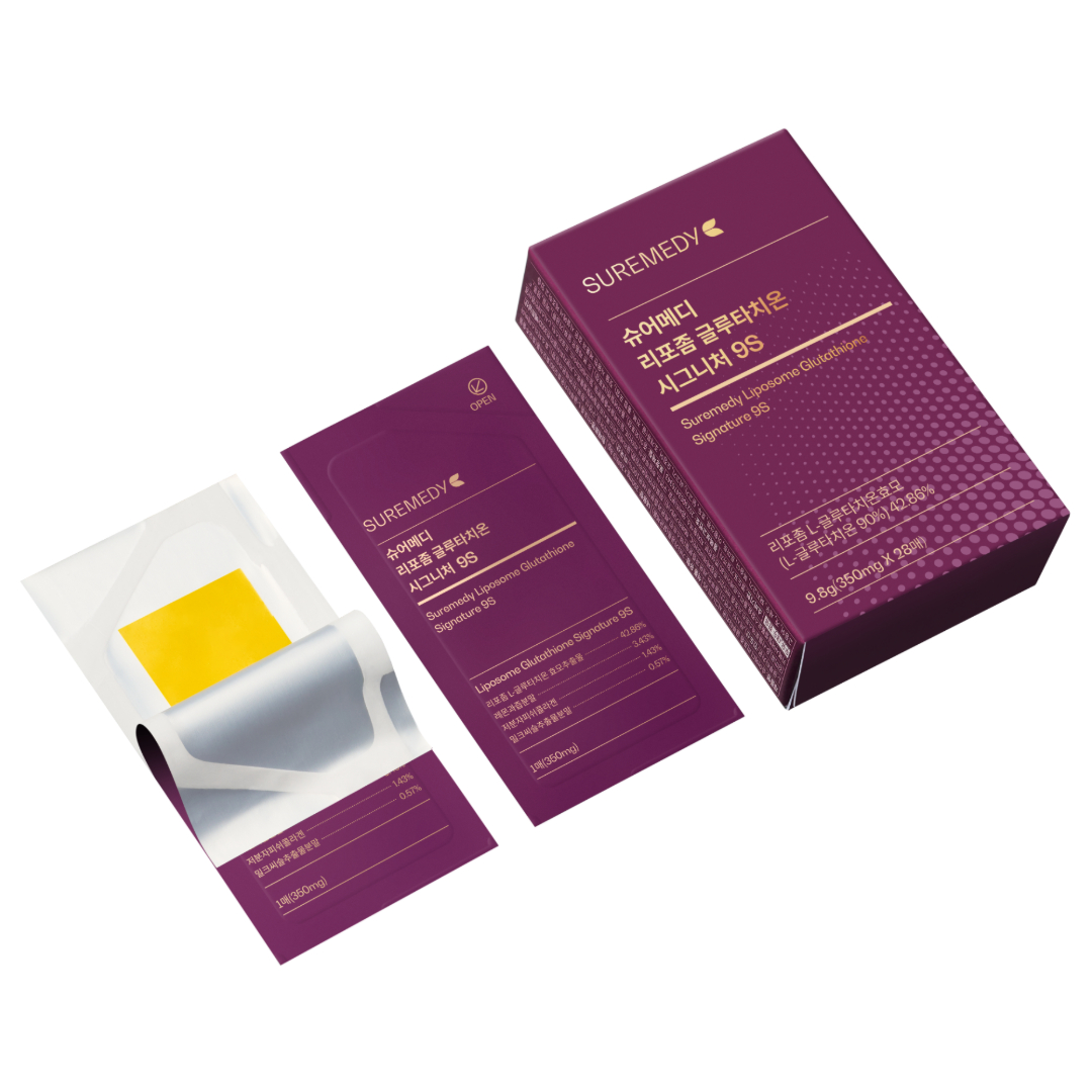 [5+1] 슈어메디 리포좀 글루타치온 시그니처 9S 고함량 고순도 프리미엄 28매, 6개