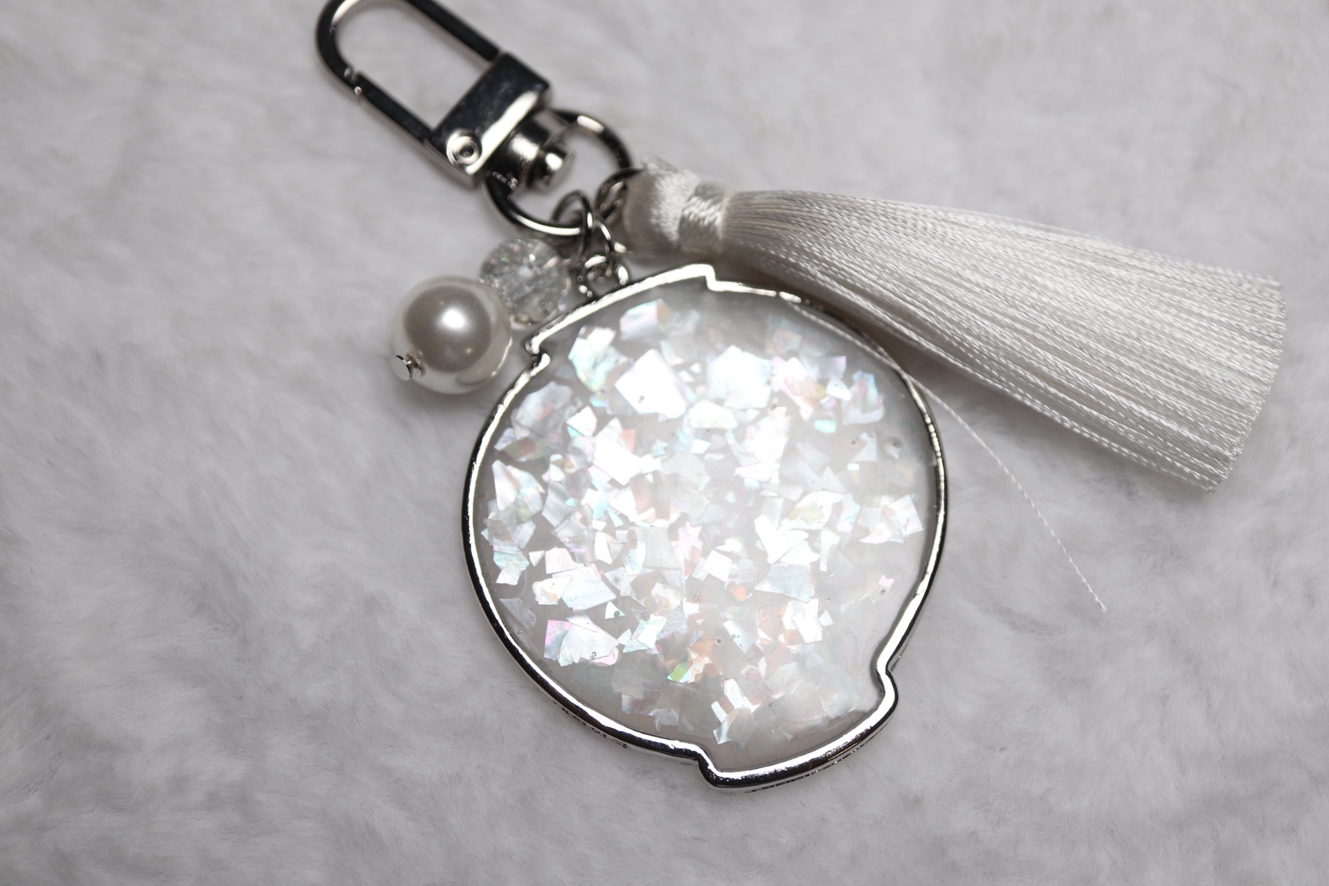 [소담예] 달항아리 자개 키링 키홀더 전통 기념품