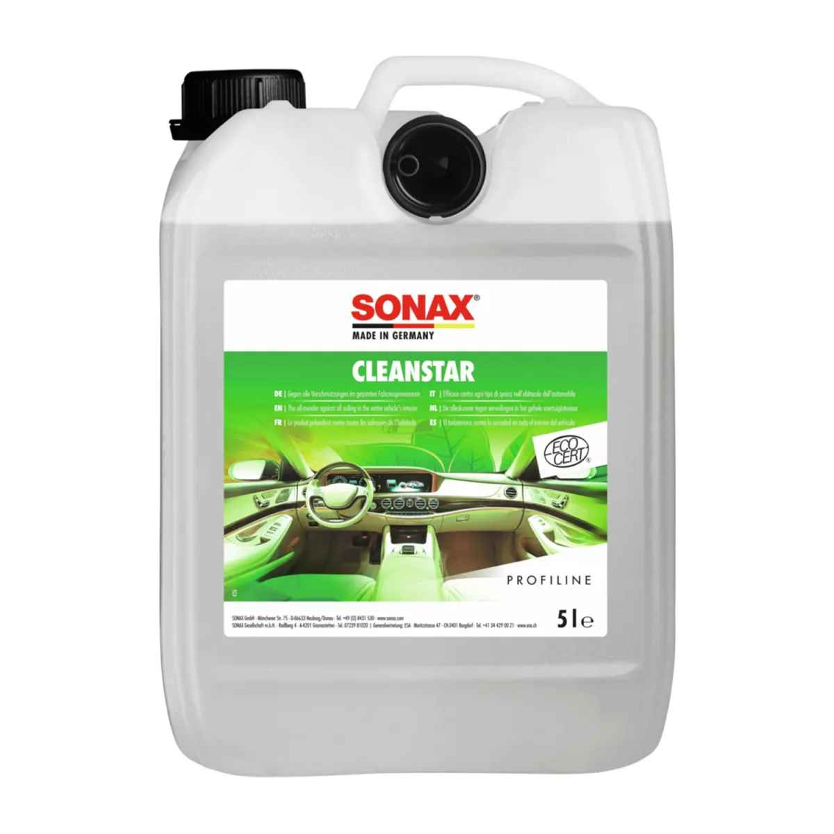 [도착보장] 소낙스 클린스타 다용도 실내세정제 친환경 프랑스 ECO CERT 5L, 1개 - 상품 이미지