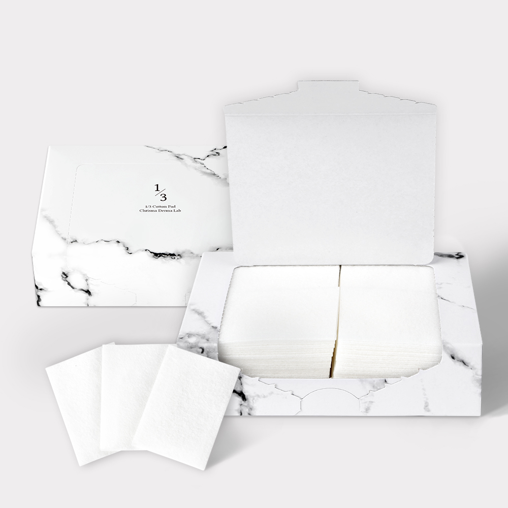 크리스마 1/3 얇은 화장솜 320매 (160매 2박스)