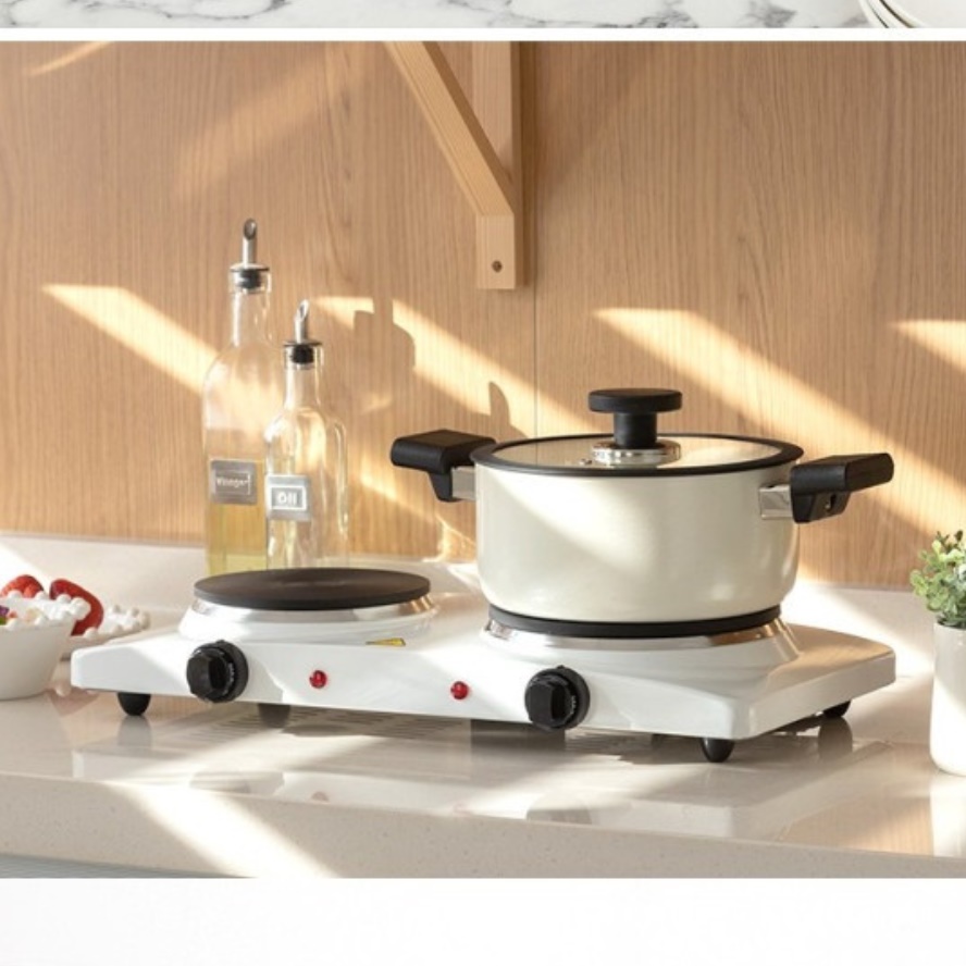 캠핑용 여행용 핫플레이트 캠핑 핫플레이트 2구 전기곤로