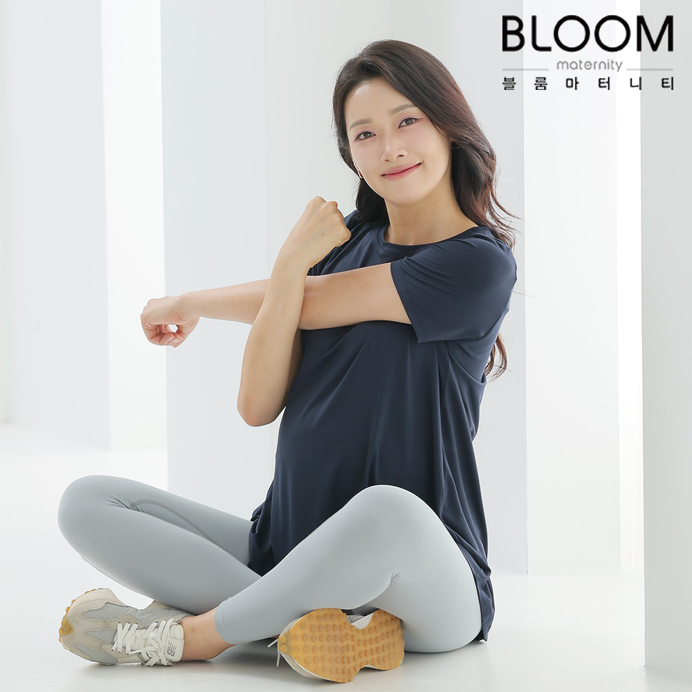 블룸마터니티 이지 임산부요가티셔츠 임부복 임산부요가복 이미지 6