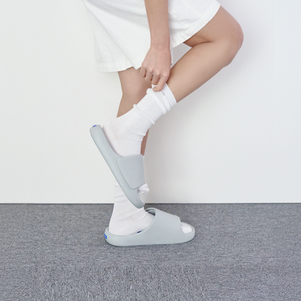 바르너 아치스본 지압슬리퍼 1SET 발 아치 붓기 사무실 실내화 쿠션 발편한 슬리퍼 - 상세 이미지 5