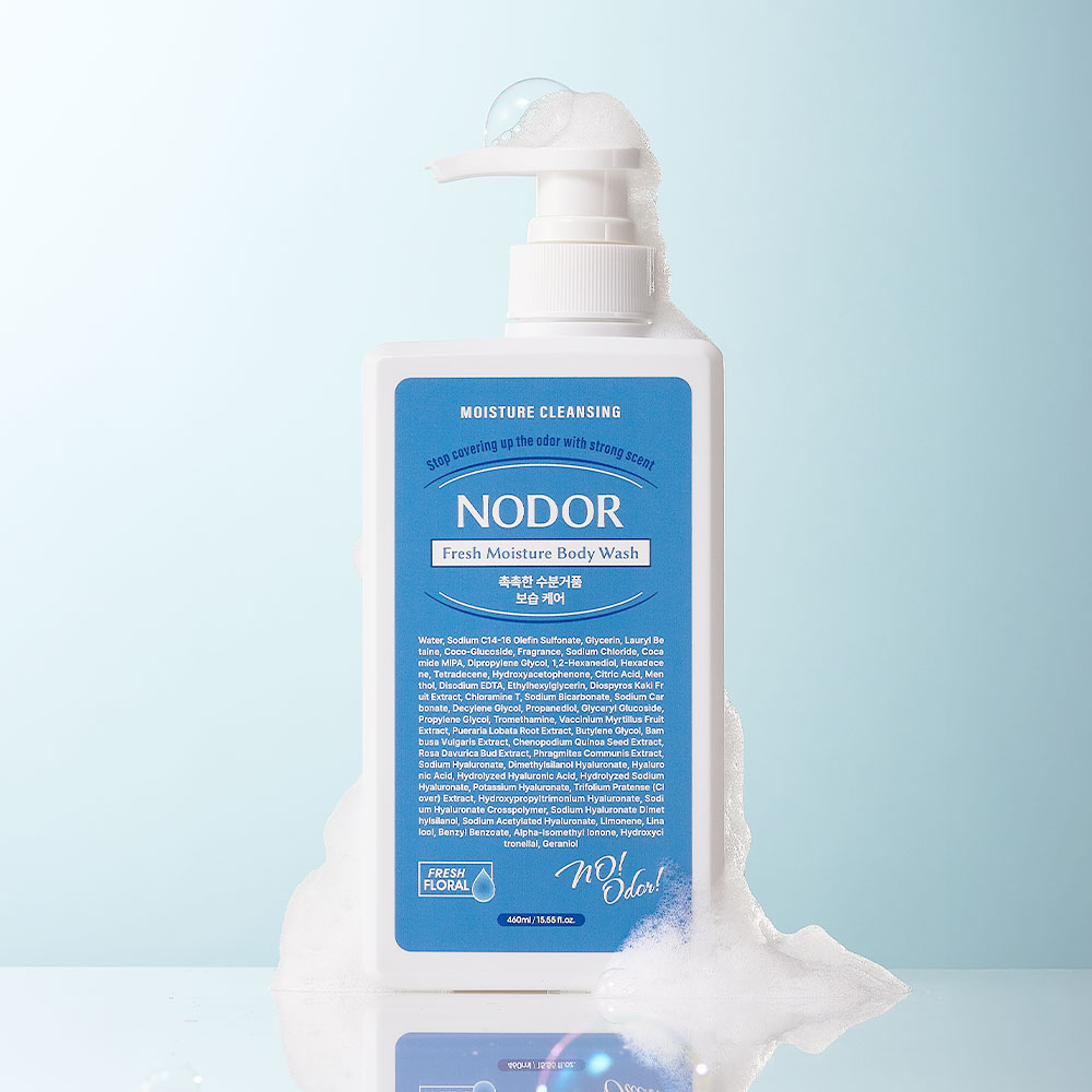 [노도르 공식몰] 프레쉬 모이스춰 수분 고보습 바디워시 460ml 1개 건조 가려움 개선 이미지 3