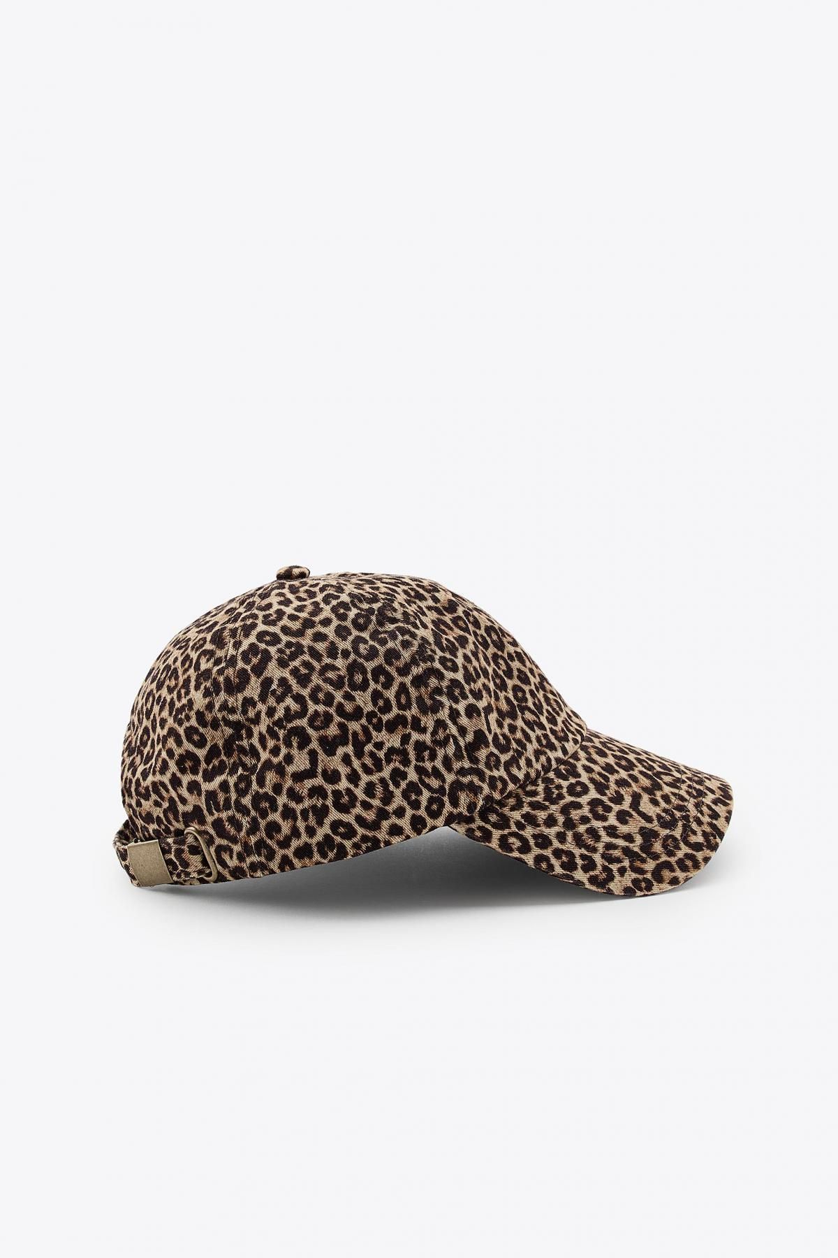 자라 애니멀 프린트 트윌 캡모자 3920/477 LEOPARD - 상세 이미지 5