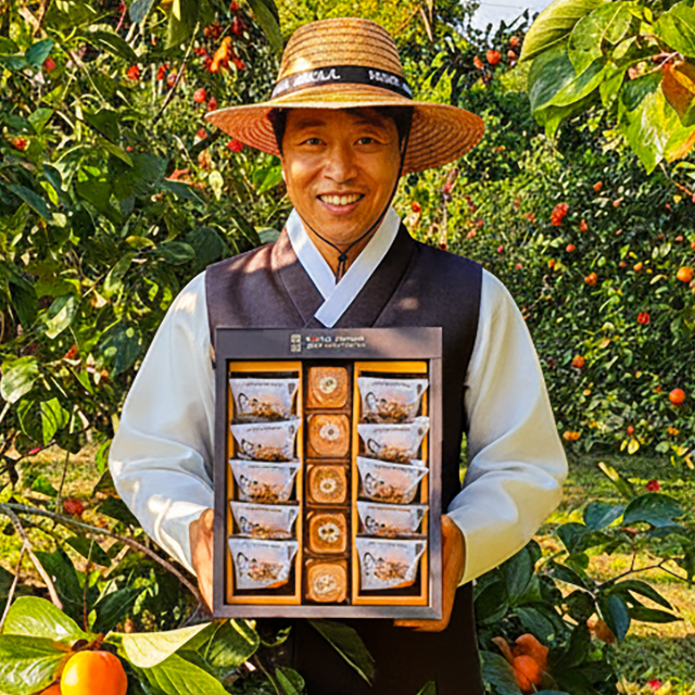 상주 반건시 곶감 선물세트 추석 명절 곶감 단지 호두말이 건시 냉동 디저트 20입